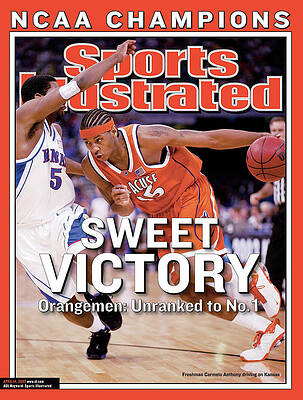 Carmelo Anthony in NCAA Victory Wall Art