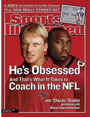 Sports Illustrated: Jon Gruden and Warren Sapp Wall Art