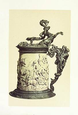 John Charles Robinson Painting - Tankard In Carved Ivory, Mounted In Oxydised Silver by John Charles Robinson