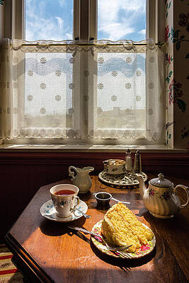 British Wall Art featuring the digital art Tea & Cake by Andrea Armellin