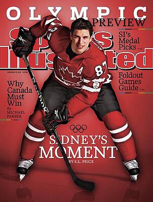 Sidney Crosby on Sports Illustrated Cover Wall Art