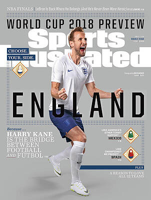 Soccer Photograph - Team England Harry Kane, World Cup 2018 Preview Sports Illustrated Cover by Sports Illustrated