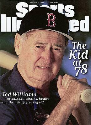 Playing Wall Art featuring the photograph Ted Williams, Baseball Sports Illustrated Cover by Sports Illustrated