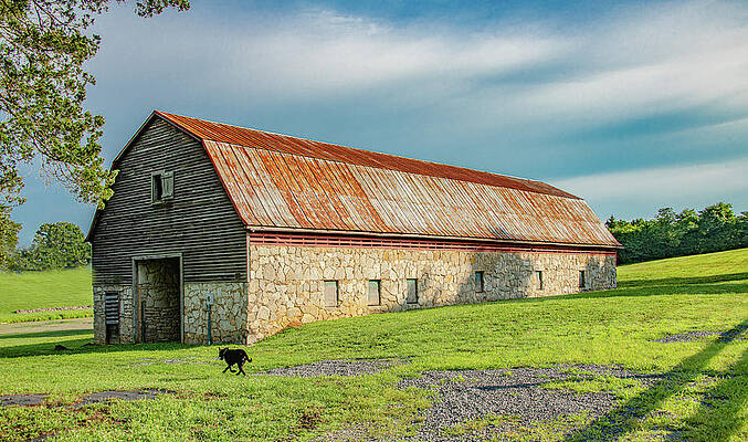 Country Photograph - Tennessee Stone Barn by Marcy Wielfaert
