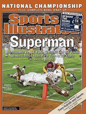 Vince Young's Iconic Touchdown Photograph