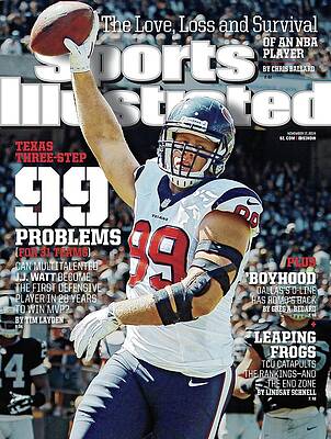 J.J. Watt Sports Illustrated Cover Wall Art