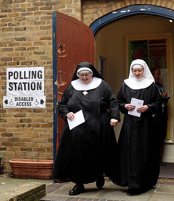 Wall Art featuring the photograph The 2010 General Election - The British by Dan Kitwood