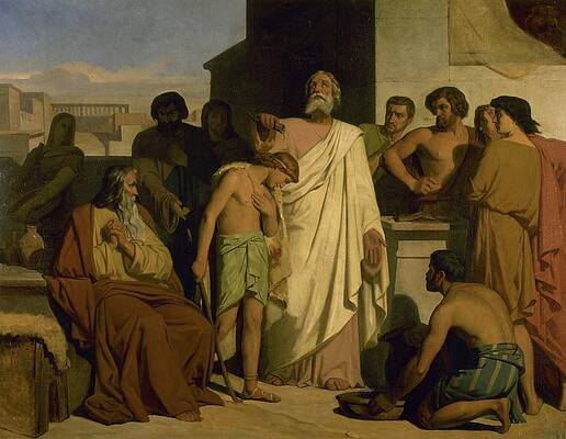 The Anointing of David by Samuel Wall Art