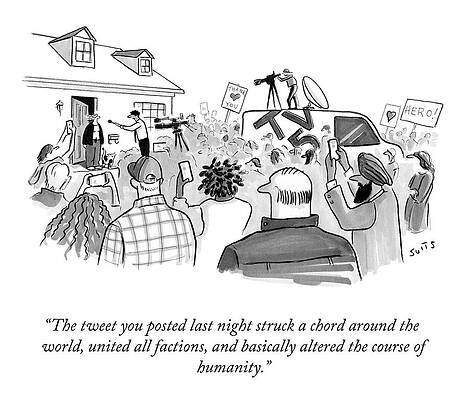 Crowd Drawing - The Course Of Humanity by Julia Suits