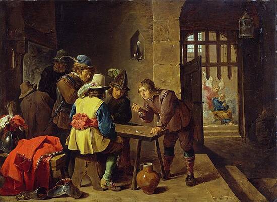 17th Century Painting - The Deliverance Of Saint Peter by David Teniers The Younger