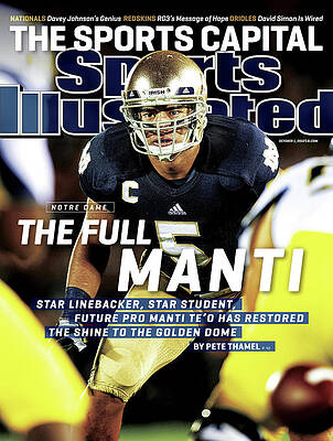 Manti Te'o on Sports Illustrated Cover Wall Art