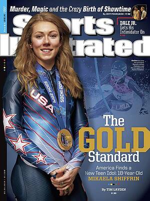 Mikaela Shiffrin on Sports Illustrated Cover Photograph