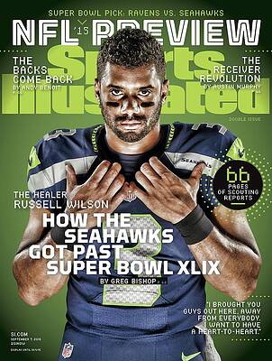 Russell Wilson on Sports Illustrated Cover Photograph