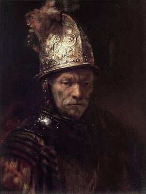 The Man With The Golden Helmet Painting