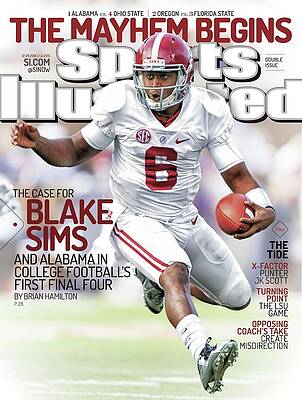 Blake Sims on Sports Illustrated Cover Wall Art