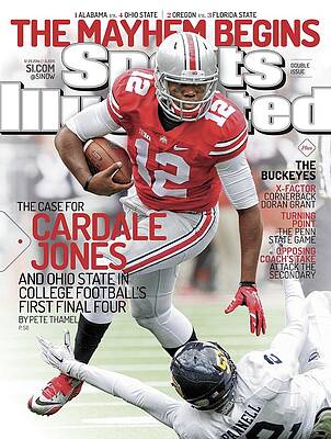 Cardale Jones on Sports Illustrated Cover Wall Art