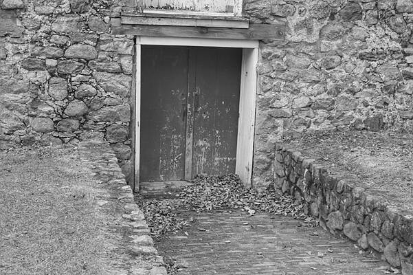 Wall Art featuring the photograph The Mill Door - Waterloo Village by Christopher Lotito