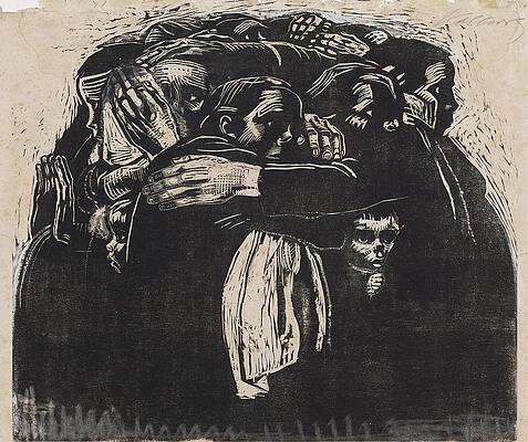 The Grieving Mothers Wall Art