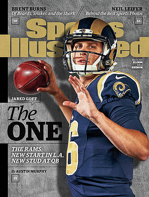 Jared Goff on Sports Illustrated Cover Wall Art
