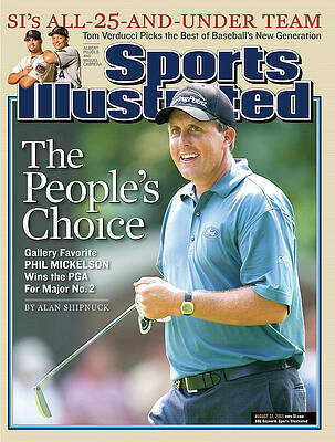 Phil Mickelson on Sports Illustrated Photograph