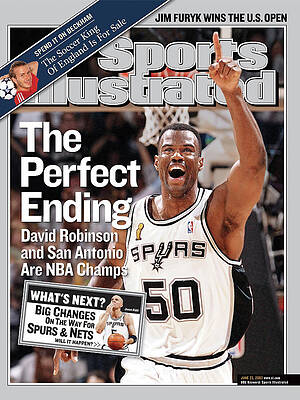 David Robinson on Sports Illustrated Cover Photograph