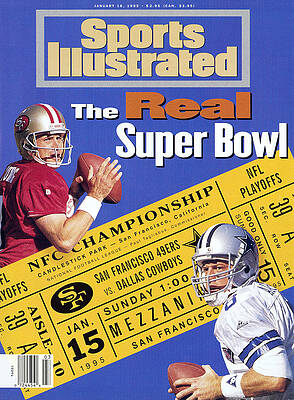 1995 Sports Illustrated Super Bowl Preview Wall Art