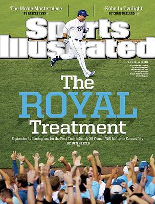 Royals Player Celebrated on Magazine Cover Wall Art