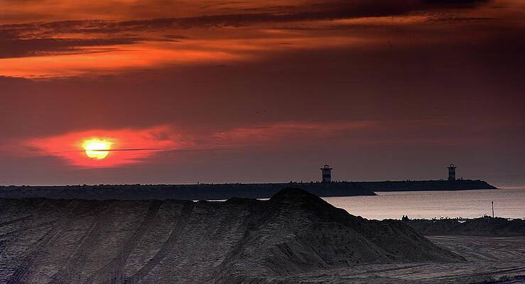 Moody Wall Art featuring the photograph The Sunset Over The Hague by Robert Grac