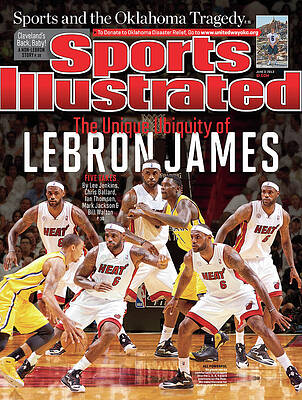 LeBron James on Sports Illustrated Cover Photograph