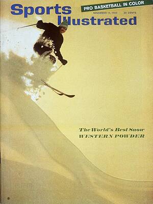 Skiing on 1965 Sports Illustrated Cover Wall Art