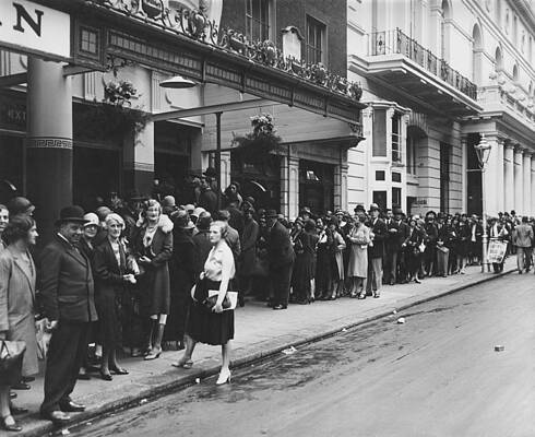 Wall Art featuring the photograph Theatre Queue by Sasha