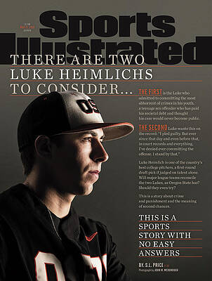 Oregon Wall Art featuring the photograph There Are Two Luke Heimlichs To Consider... Sports Illustrated Cover by Sports Illustrated