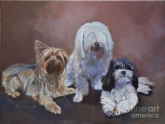 Painting - Three Amigos by Jan Dappen