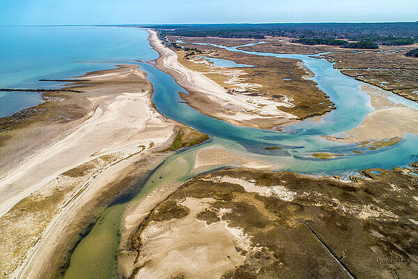 Massachusetts Photograph - Three Points Converge by Veterans Aerial Media LLC