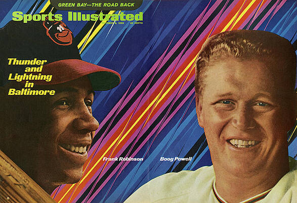 Frank Robinson and Boog Powell on Sports Illustrated Photograph