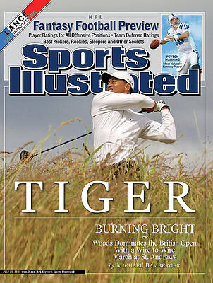 Tiger Woods at St Andrews Photograph