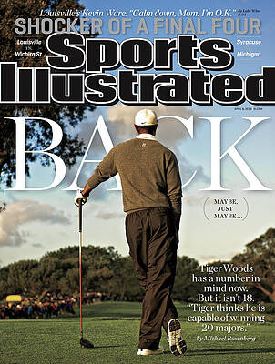 Tiger Woods on Sports Illustrated Cover Wall Art
