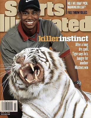 Tiger Woods on Sports Illustrated Cover Photograph