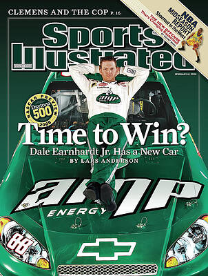 Dale Earnhardt Jr. on Sports Illustrated Cover Photograph