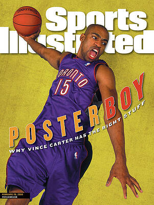 Vince Carter Slam Dunk Cover Wall Art