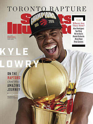 Kyle Lowry NBA Champion Celebration Photograph