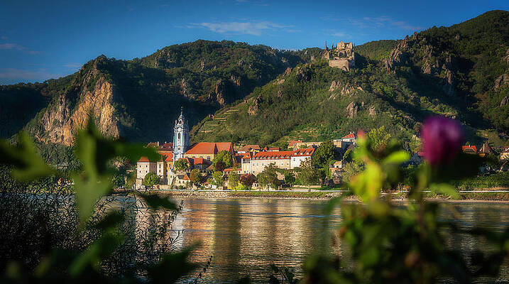Wall Art featuring the photograph Town Of Durnstein, Austria by Owen Weber