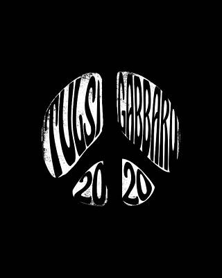 Peace Digital Art - Tulsi Gabbard Peace In 2020 by Flippin Sweet Gear