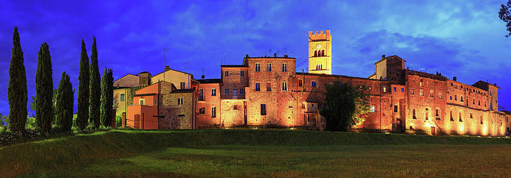 Italy Wall Art featuring the digital art Tuscany, Lucca, Altopascio, Italy by Davide Carlo Cenadelli