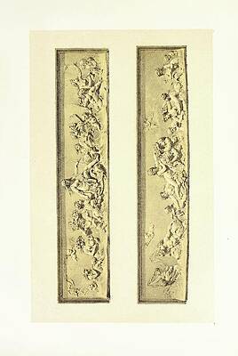 John Charles Robinson Painting - Two Friezes In Terra-cotta. Tritons And Sea Nymphs by John Charles Robinson