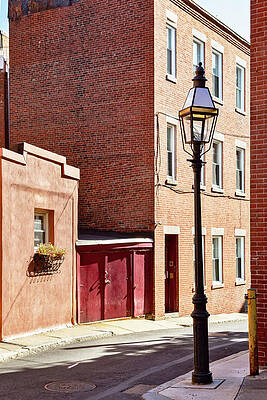 Boston Digital Art - Typical Street, Boston, Ma by Lumiere