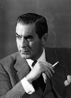 Wall Art featuring the photograph Tyrone Power by Baron