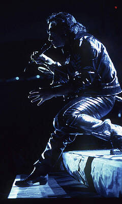 Iconic Rock Star Performance Wall Art