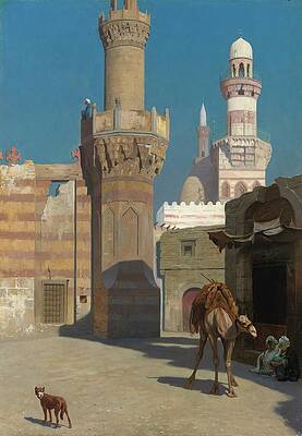 Jean Leon Gerome Painting - Une Journe Chaude Au Caire by Jean-Leon Gerome