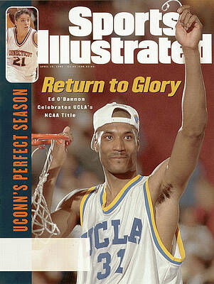 Ed O'Bannon Celebrates NCAA Victory Wall Art